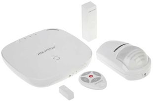 Kit Alarma wireless Hikvision IP/GPRS, DS-PWA32-NKGT, telecomanda, senzor pir, contact magnetic, 5 tag-uri