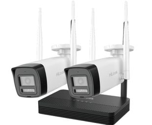 Kit supraveghere IP Wireless Hikvision HiLook IKS-2042BTH-PH/W, 2