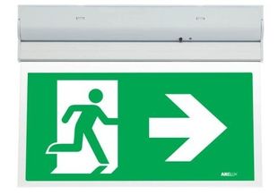 Lampa emergenta EXIT LED SMD 2W, acumulator, sageata dreapta, 220-240V AC, autonomie 3h, Arelux WY10M ARN