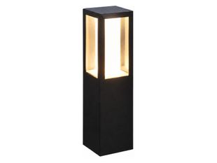 Lampa LED inteligenta de exterior tip stalp Philips Hue Impress 8718696170502, RGBW, 8W, 1180 lm, 2000-6500K, Zigbee, IP44, control aplicatie, negru