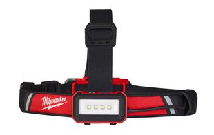 Lanterna LED pentru cap Milwaukee, model L4 HLRP-301, 600 lumeni, incarcare prin cablu USB, IP54, prinderi pentru casca de protectie, 4933479767