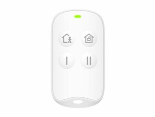 Telecomanda wireless alarma HiLook, 4 butoane, tip breloc, 868 MHz, anti-bruiaj, ALARM-KF201-WE