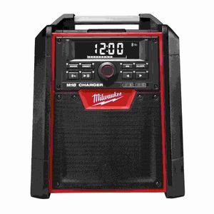 Radio incarcator santier Milwaukee M18 RC-0, 4933446639, Bluetooth 30m, AM/FM, 40W, USB 2.1A, alimentare 230V/18V 