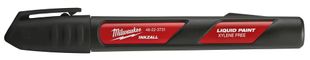Marker cu vopsea Milwaukee INKZALL, permanent, rezistent la apa, varf acrilic, negru, 48223731
