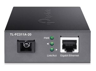Media Convertor WDM, 1x LAN Gigabit, Auto-MDI/MDIX,  Distanta 20Km,  Gigabit, TL-FC311A-20