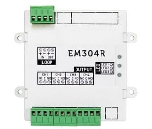 Modul adresabil Inim Em304R, 4 iesiri pe releu, protocol Enea