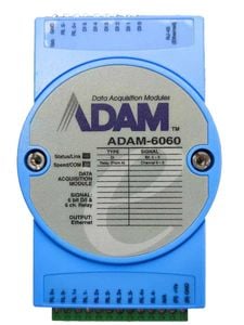 Modul Ethernet ADVANTECH ADAM-6060-D1, 6 canale, 1 conector Rj45, protectie 2000 VDC