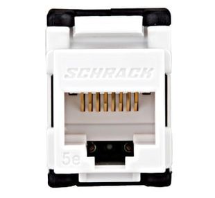 Modul RJ45 neecranat, Cat.5e, TOOLLESS LINE, Schrack HSEMRJ5UWS 