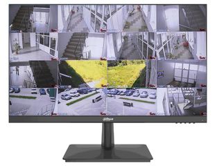 Monitor pentru supraveghere video cu difuzoare, 23.8 inch (60 cm), Slim, 1080p Full HD, prindere VESA, HDMI, VGA, Dahua LM24-H200