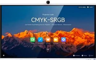 Tabla interactiva cu touch screen 4K UHD Huawei IdeaHub S2 HU55150651, diagonala 75 inch (190.5cm), Wi-Fi 6, camera 4K, HDMI, USB