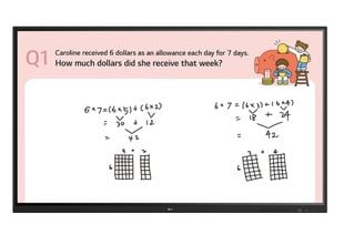 Tabla interactiva cu touch screen LG 65TR3DJ, 4K UHD, diagonala 65 inch, 2x difuzoare, sloturi OPS, Browser Web Android