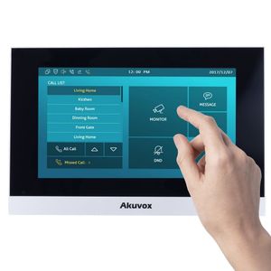 Monitor videointerfon de interior, 7 inch, TCP/IP, PoE, Akuvox, C313S