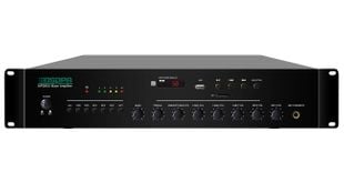 Amplificator cu mixer PA DSPPA 60W, 100V, 6 canale, 3 AUX, 2 MIC, USB, SD, Tuner, MP260U