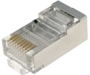 Mufa RJ45 UTP / FTP, 8 pini, cu ecranaj metalic, CAT5E, TEL0005A
