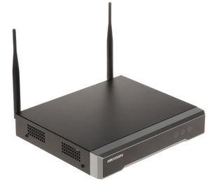 NVR 4 canale wireless, 4 MP, bandwidth 50 Mbps, Hikvision, DS-7104NI-K1/W/MC