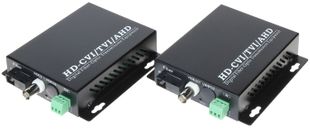 Set transmisie 1 canal video AHD/CVI/TVI + 1 RS485  pe fibra optica 20KM - 1080P OVH-1D/SC