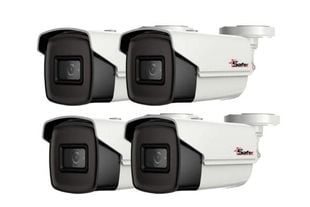 Pachet 4 camere de supraveghere pentru exterior, Safer PRO, 5MP, lentila 2.8 mm, IR 40m, 4XSAF-PRO-BM5MP40F28