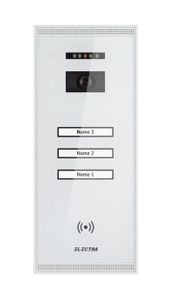 Panou video exterior smart 4 fire pentru 3 familii Electra, alb, VPM.3SR02.ELW04