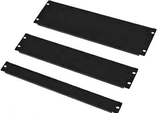 Panou obturator metalic 4U, standard rack 19 inch, otel SPCC 1 mm, negru, SAF-BLINDPANEL4U