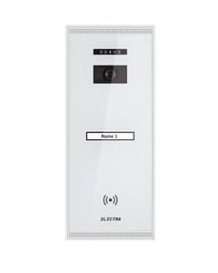 Panou video exterior smart 4 fire pentru 1 familie Electra VPM.1SR02.ELW04, alb