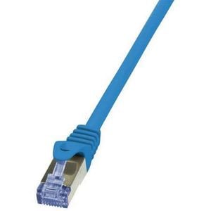Patchcord S/FTP Cat 6A, 0.5M, Albastru, SFTP6A-0.5M-B, SAFER
