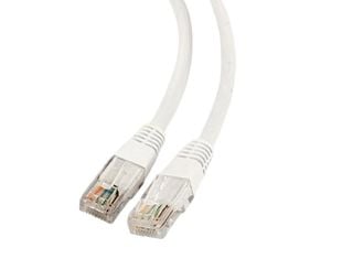 Patchcord UTP Cat5e, 0.25m, AWG26, cupru-aluminiu, alb, Asytech SP-PT-CAT5-0.25M