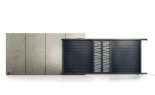 Poarta culisanta Poseidon Virtuoso, aluminiu, gri antracit, 4000x1800mm, 50-806P/7016