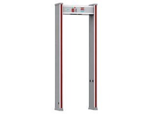 Poarta detectie metale pentru control acces, 18 zone, sensibilitate reglabila 1000 niveluri, alarma audio si LED, contor persoane, telecomanda, DSSP515