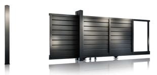 Poarta autoportanta Baldur Virtuoso 50-870/7016/D, 5800x1800mm, aluminiu, gri antracit