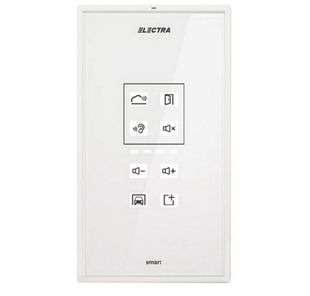 [RESIGILAT] Post suplimentar de interior audio, Electra, Alb, taste touch iluminate,  sticla securizata, ATM.0S403.ELW04-R
