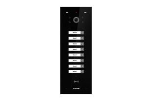 Post exterior videointerfon Electra VPU.08F03.ELBTL, 8 familii, camera CMOS, tastatura touch, acces RFID, montaj incastrat, IP44