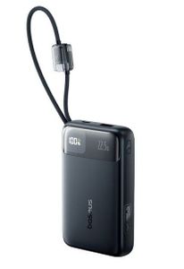 Power bank Baseus EnerFill FC11, 20000 mAh, 22.5W, afisaj digital, 1 x Lightning, 1 x USB-C, negru, E0027S04