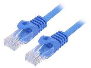 Patchcord UTP CAT6, AWG26, 0.25m, PVC, neecranat, Gembird PP6U-0.25M/B