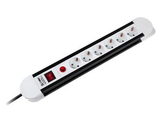Prelungitor cu 6 prize, 16A, 3500W, lungime 1.5m, protectie la supratensiune, URZ3069-1.5