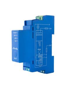 Releu Shelly Smart PRO 1 Series, 16A, cu Wi-Fi, LAN, Bluetooth, montaj sina DIN, ALL-REL-PRO1 