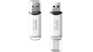 Stick memorie USB 32GB ADATA C906, AC906-32G-RWH, USB 2.0, capac atasat, culoarea alba