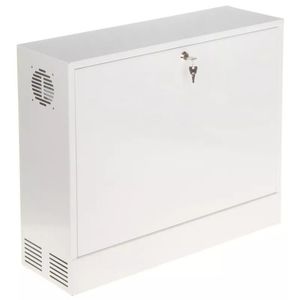 Rack slim 19 inch, 3U, 580x500x180mm, metal, alb, Stalflex CR19-3U-180-W