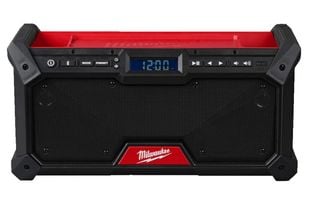Radio pentru santier DAB+ Milwaukee M18, Bluetooth, woofere duble 8.89cm, USB, manere integrate, 4933492344-P