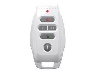 Telecomanda cu 4 butoane pentru alarma cu feedback, alb, 433 MHz, Magellan Paradox REM25Wh