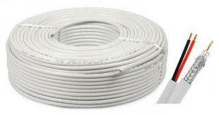 [RESIGILAT] Cablu coaxial CCA RG6 + 2X0,75 alimentare 100M Safer