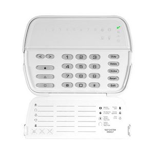Tastatura LED, 8 zone afisate, 5 taste programabile, 4 LED-uri, modul radio inclus, DSC RFK5508