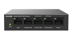 Router Multi-WAN Tenda TND-G0-5G-PoE, Dual Core 1.0GHz, cu management AP, PoE+ 55W, 5xGE, 5 porturi Gigabit, 4 porturi PoE+, VPN