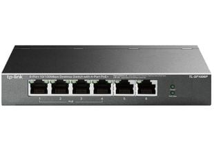 Switch cu 6 porturi, 6x LAN, 4 x PoE+, 67 W, TP-Link, TL-SF1006P