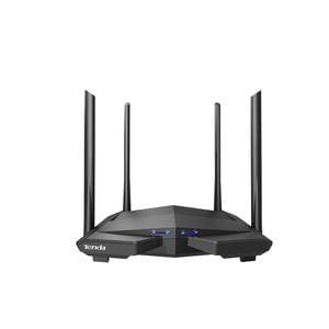 Ruter wireless Tenda TND-AC10, v6.0, Wi-Fi 5 AC1200, dual-band, 4 antene 6 dBi, 4 porturi Gigabit, IPv6, mod AP si repeater