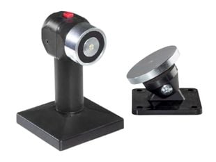 Suport electromagnetic pentru usa antiincendiu Elfri S30110_01, 1000N, 24V, 100mA, lungime 150 mm, cu placa de contrainchidere ajustabila
