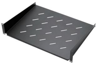 Raft pentru rack 1U 450mm, 483x 250x 43, capacitate 20kg, standard 19 inch, otel calit, negru, Safer SAF-FIX250-RK450