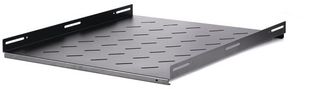 Tava fixa pentru rack de podea 1U, 19 inch, de 1000mm, 470x x650x 48mm, capacitate 90kg, negru, Safer SAF-FIX650-RK1000FLOOR
