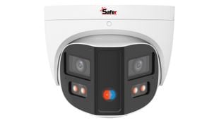 Camera supraveghere IP, 8MP, Wi-Fi, ColorHunter, Smart IR30m, audio bidirectional, alarma acustica si luminoasa, slot card microSD, PoE, IP67, IK10, Safer SAF-IPCDM2X4MP30F28(U)