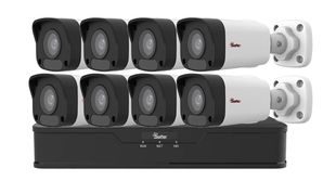 Kit supraveghere IP Safer 8 camere exterior FULL HD POE ALL, SAF-KITIPC8EXTP