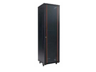 Rack 19 inch, 27U, 600x 800, sarcina 800kg, pentru podea, otel, negru, Safer SAF-NC-6827